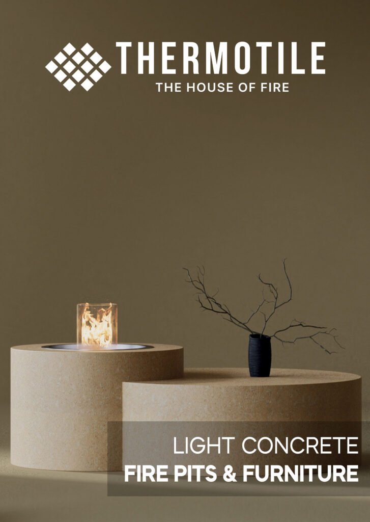 Light Concrete Fire Pits & Furniture