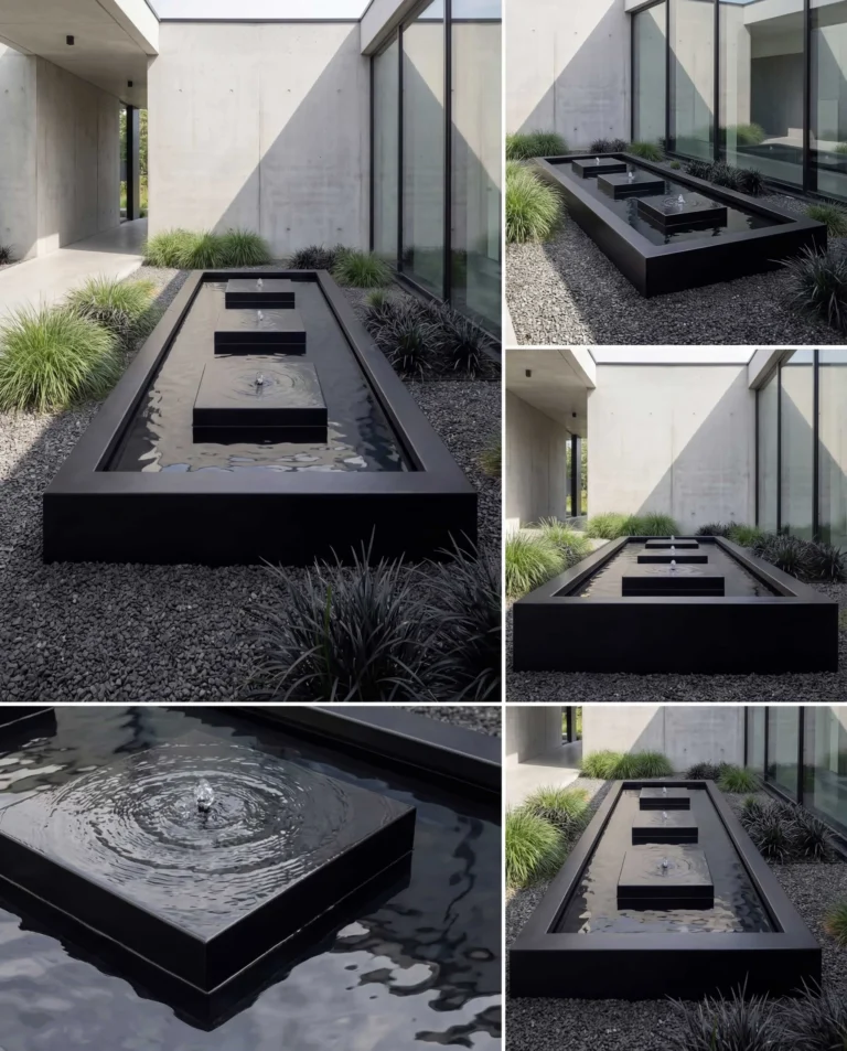KYSB Pathway Architectural Waterway Waterfall