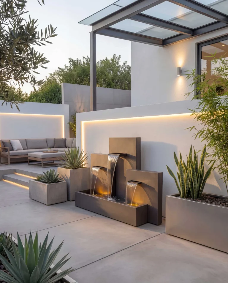 CW300 Three Tiered Architectural Garden Waterfall