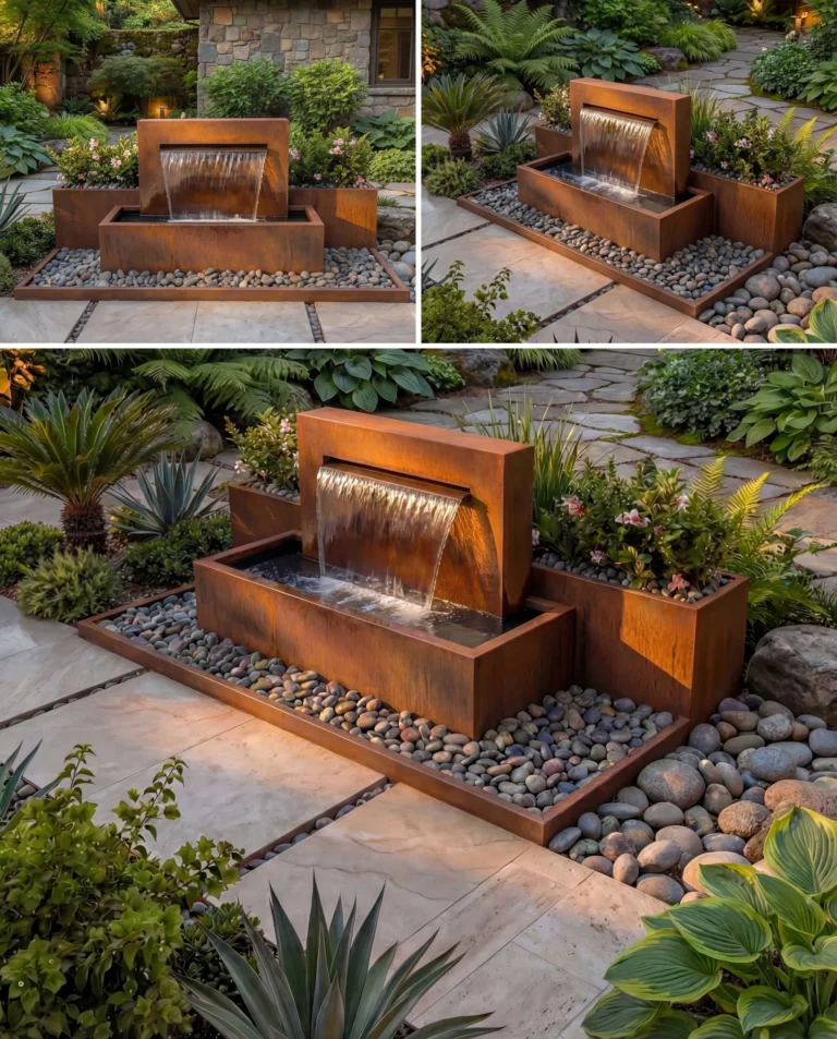 DS100 Corten Architectural Waterfall