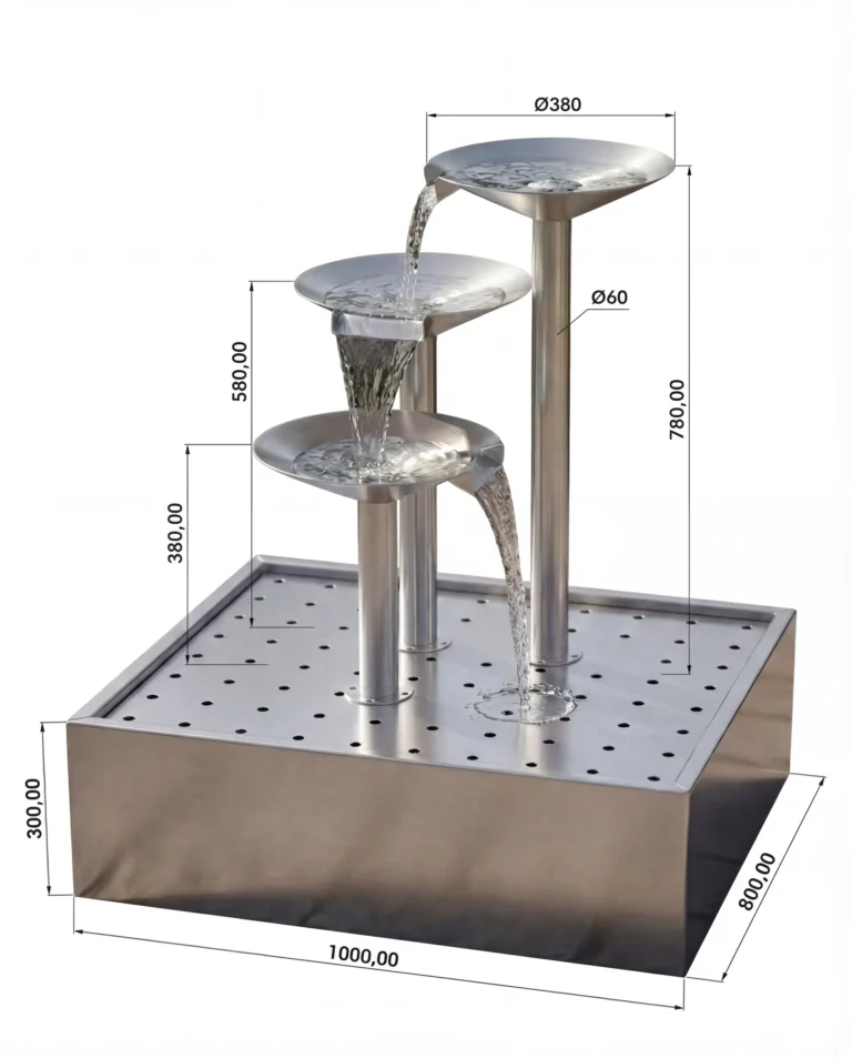 DW300 Three-Stage Sculptural Garden Sprinkler