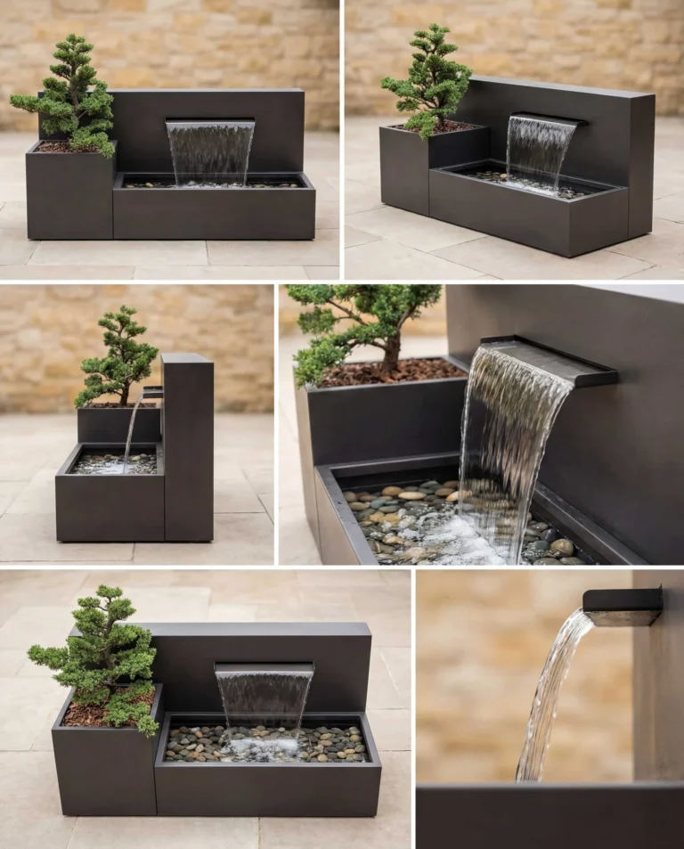 DS120 Potted Garden Waterfall