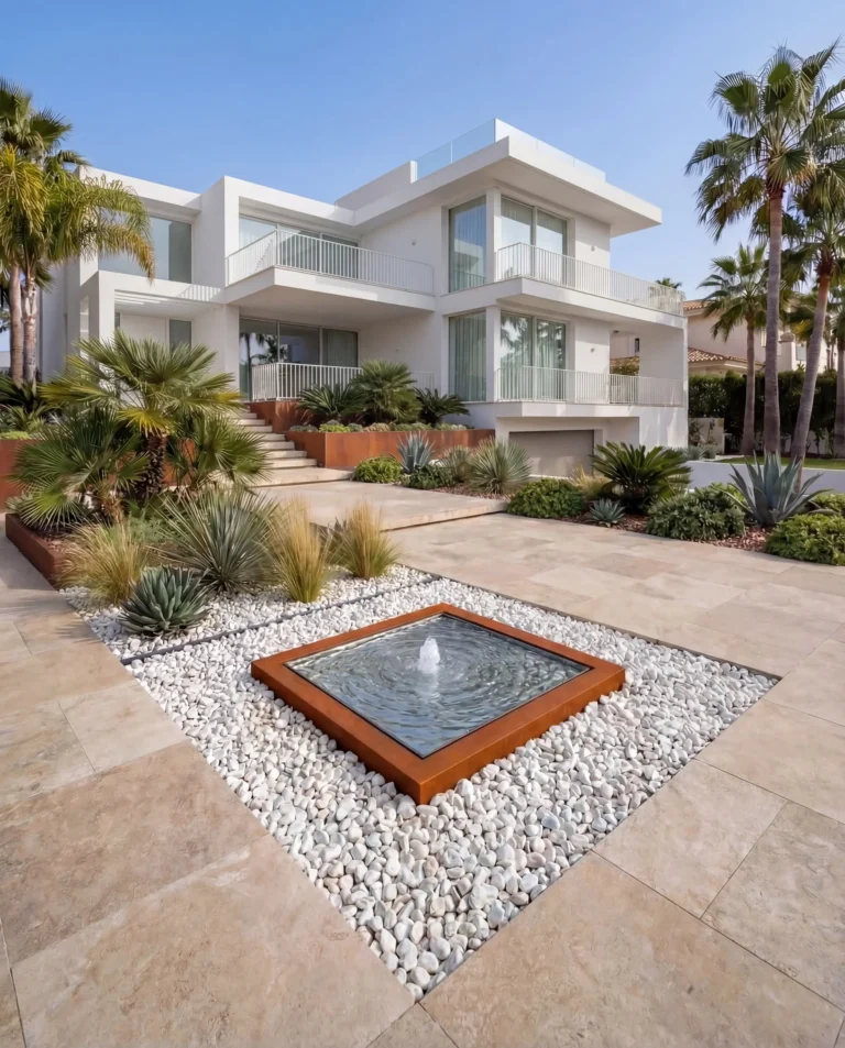 QMS Corten Square Infinity Architectural Ornamental Pool