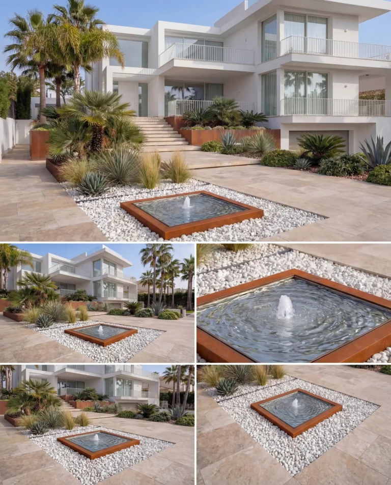 QMS Corten Square Infinity Architectural Ornamental Pool