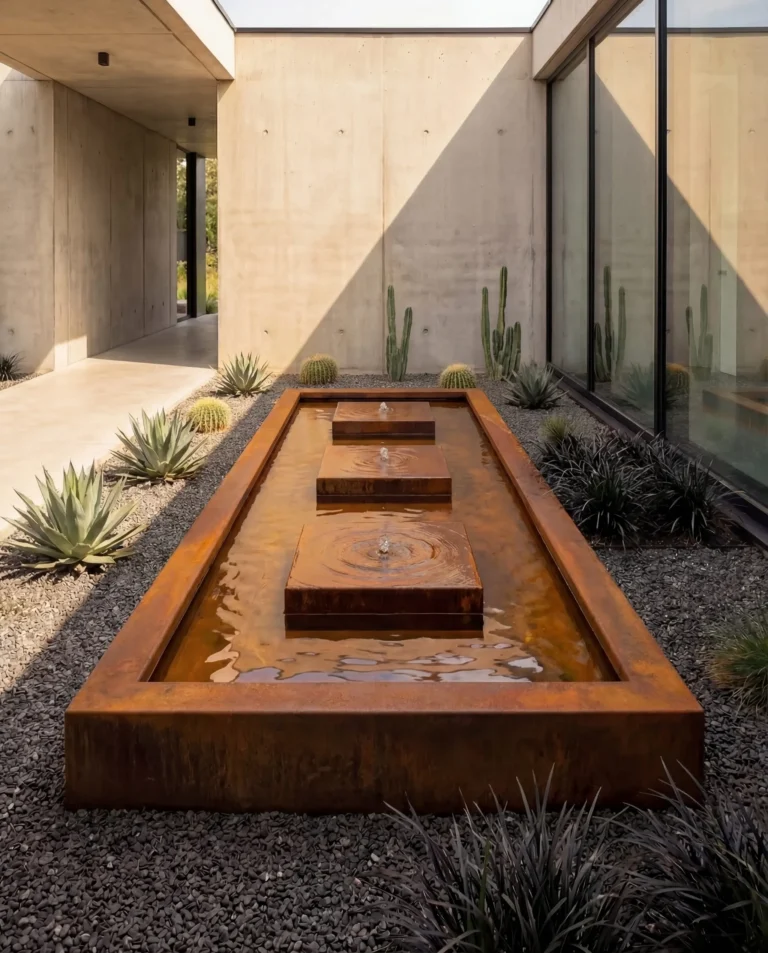 KYSB-Pathway Corten Linear Architectural Waterway