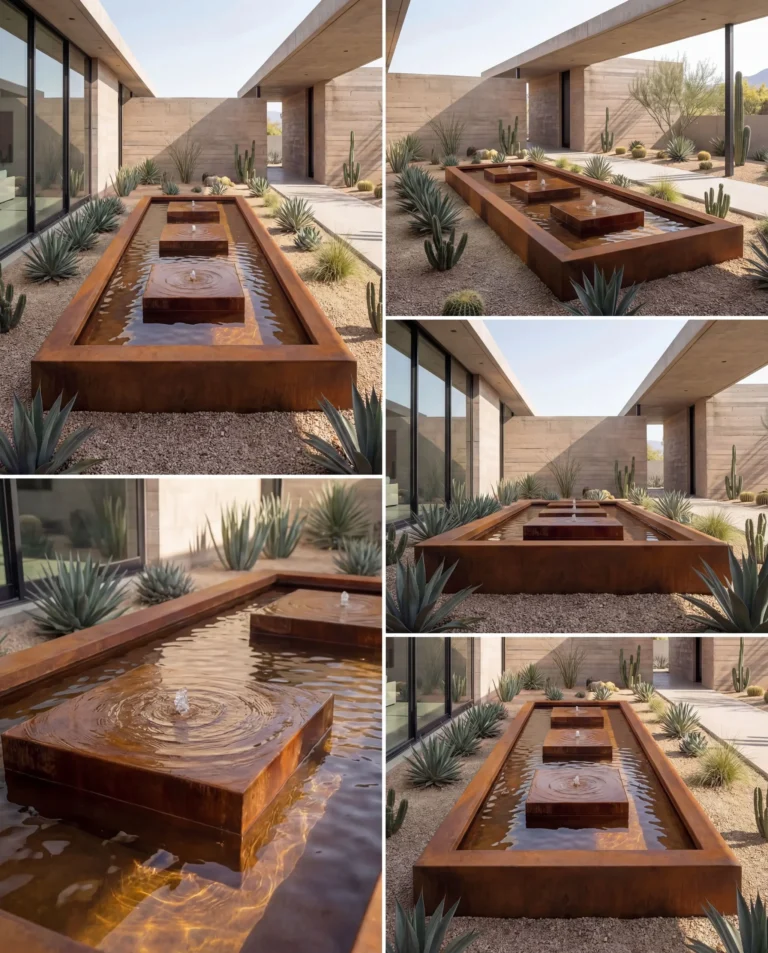 KYSB-Pathway Corten Linear Architectural Waterway
