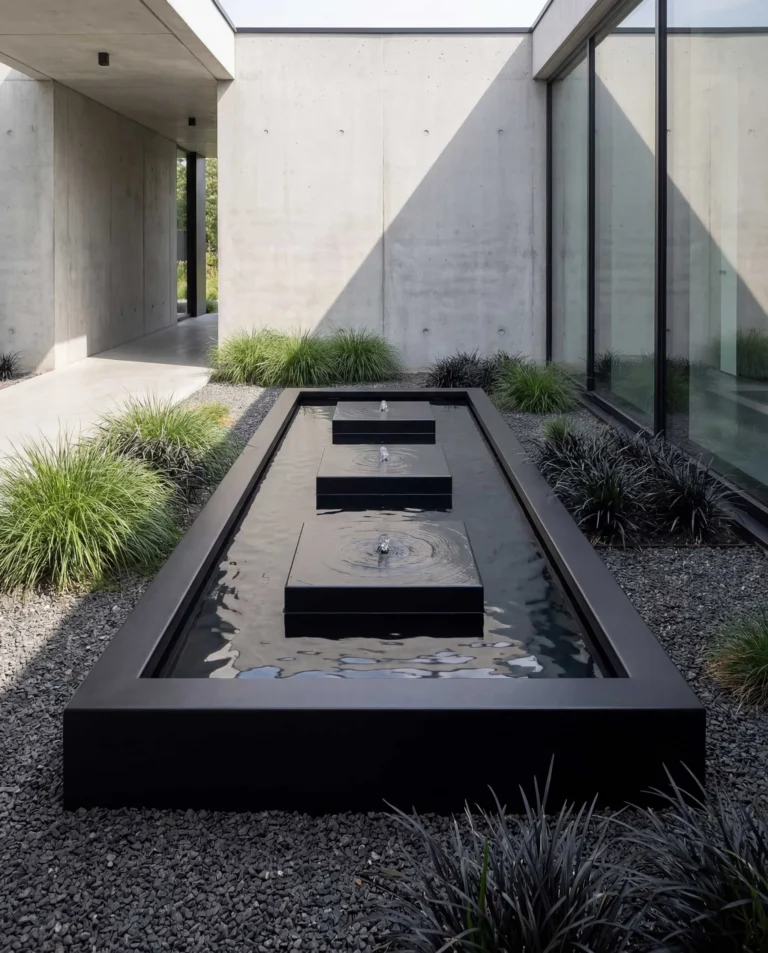 KYSB Pathway Architectural Waterway Waterfall