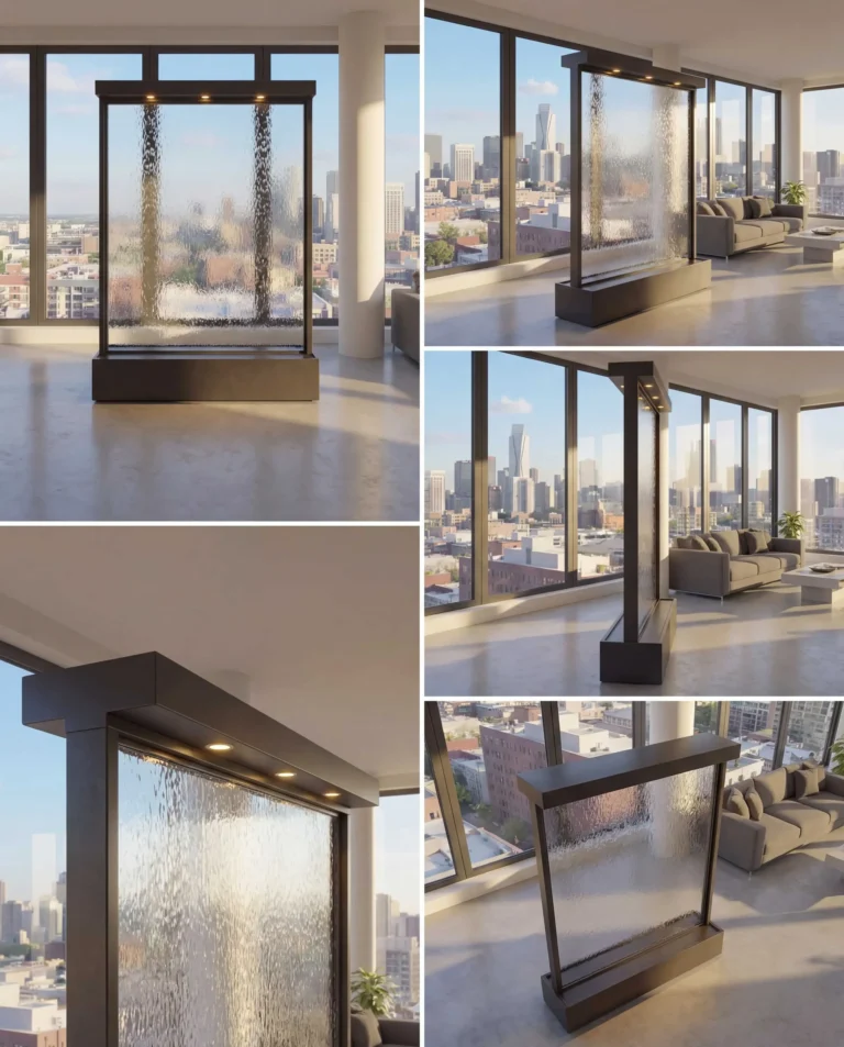 SPS-C Double Faced Crystal Architectural Water Curtain