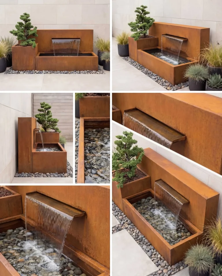 DS120 Corten Architectural Hybrid Waterfall