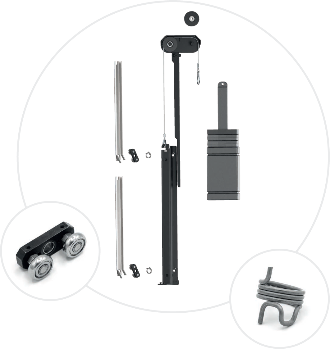 Hoxter lift-door component diagram